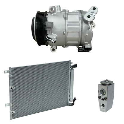 AC Compressor Kit With Condenser for Chrysler 200 3.6L (2015–2015)