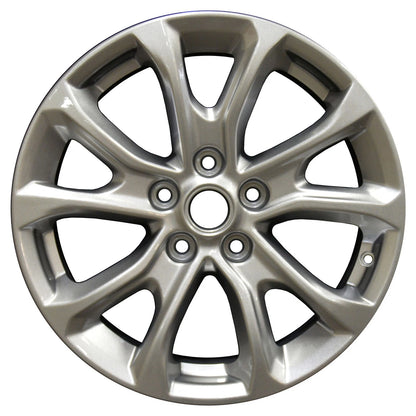 17x7 Factory Wheel Sparkle Silver Full Face for 2018 Chevrolet Equinox