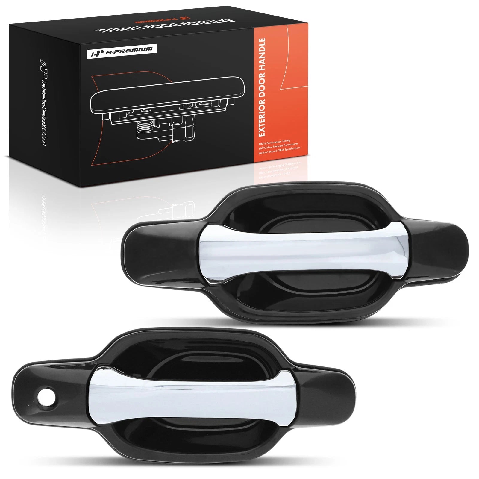 2X Front Exterior Door Handle for Chevy Colorado GMC Canyon (2009–2012)