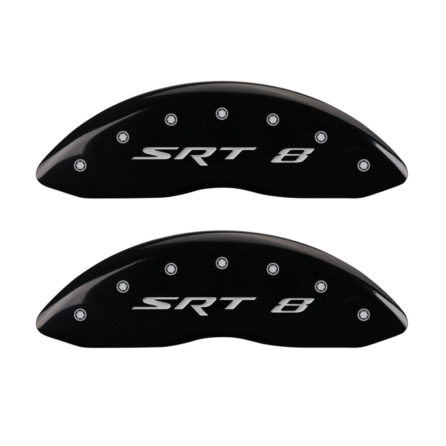 Caliper Covers Front Pair for 2012-2014 Chrysler 300 SRT8 (Black)