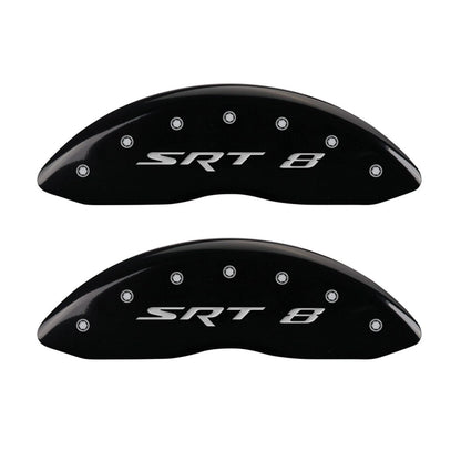 Caliper Covers Front Pair for 2012-2014 Chrysler 300 SRT8 (Black)
