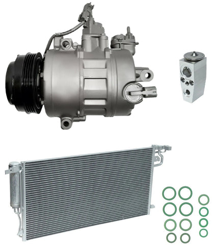 AC Compressor Kit With Condenser for Ford Fusion 2.0L (2018–2018)