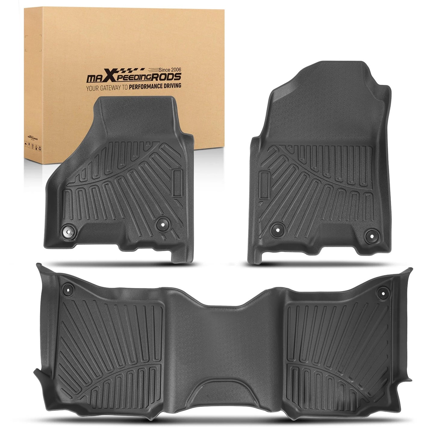 All-Weather Floor Mats & Liners for Dodge Ram 1500 2500 3500 Crew Cab (2013–2018)