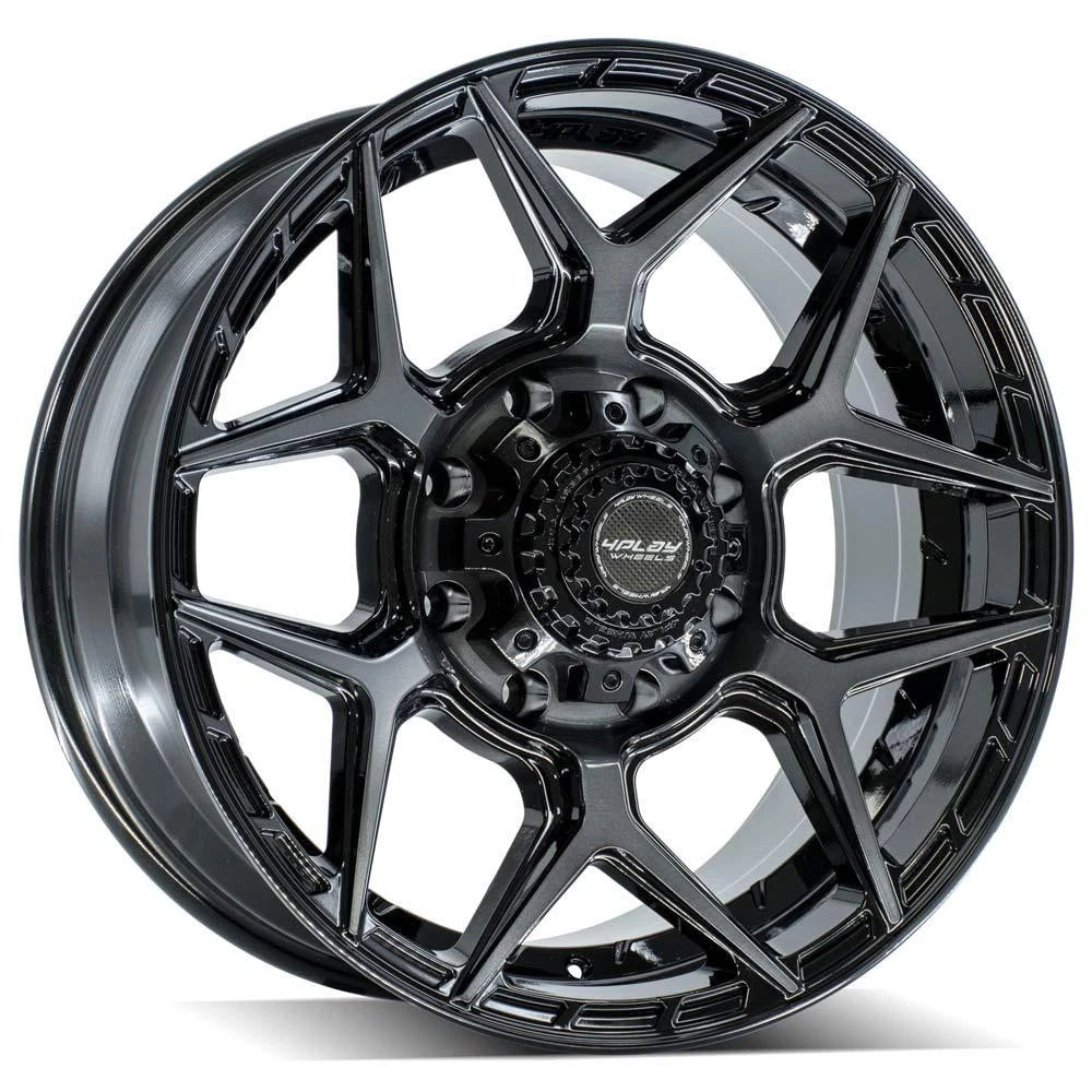 20" Black Wheel w/Brushed Face for 11-24 Chevy Silverado 3500 HD - RVO4925