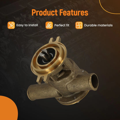 Engine Water Cooling Pump for Volvo Penta AD31X TAMD31P-A (2010–2011)