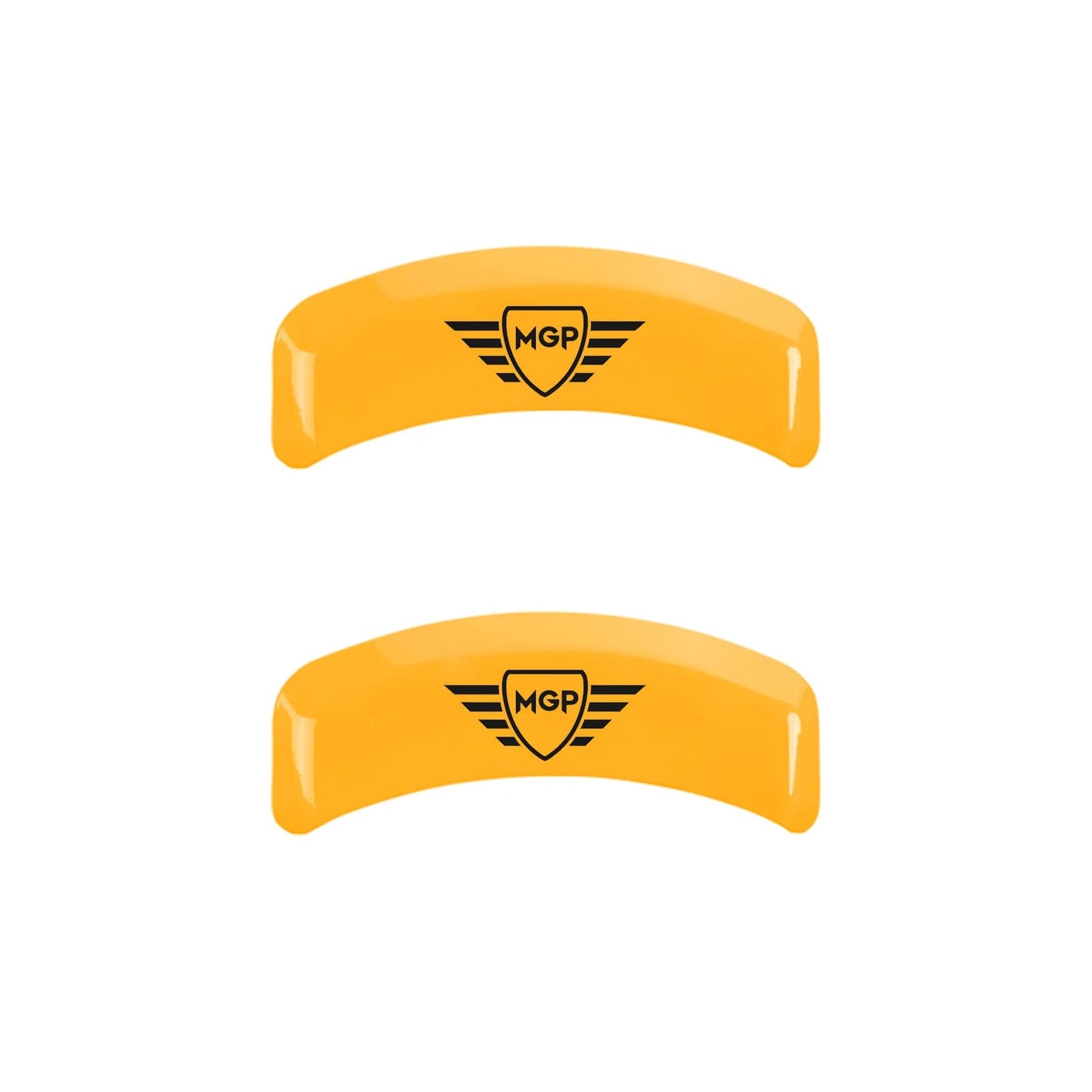 Caliper Covers Set of 4 Yellow w MGP Logo for Lexus GS430 (2006–2007)