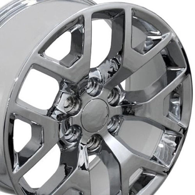 Chrome Wheel Rim 22 Inch Replacement for 2003–2014 Chevy Express 1500