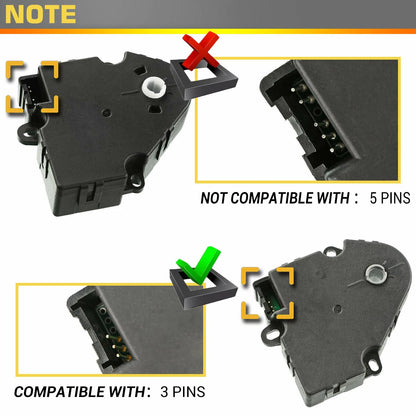 Air Door Actuator for Chevy Silverado 1500 (1999–2006) GMC (2001–2006)