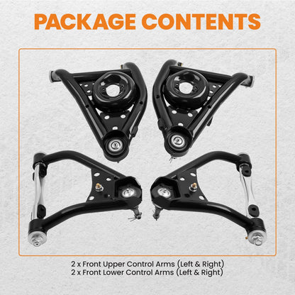Front Tubular Control Arms Set for Chevrolet Camaro & Nova (1967–1974)