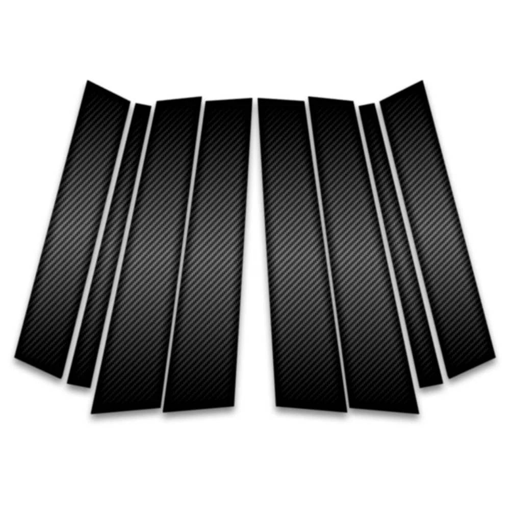 8pc Carbon Fiber Pillar Post Covers for 2007-2012 Mercedes-Benz GL Class