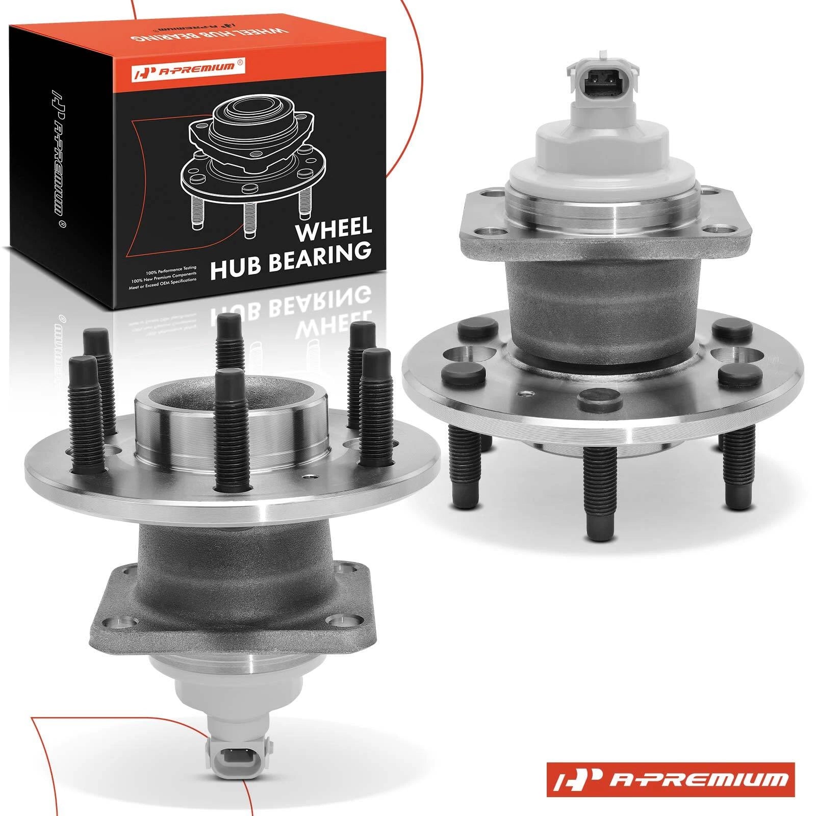 2X Rear Wheel Hub & Bearing Assembly with ABS for Chevy Uplander (2006–2009)
