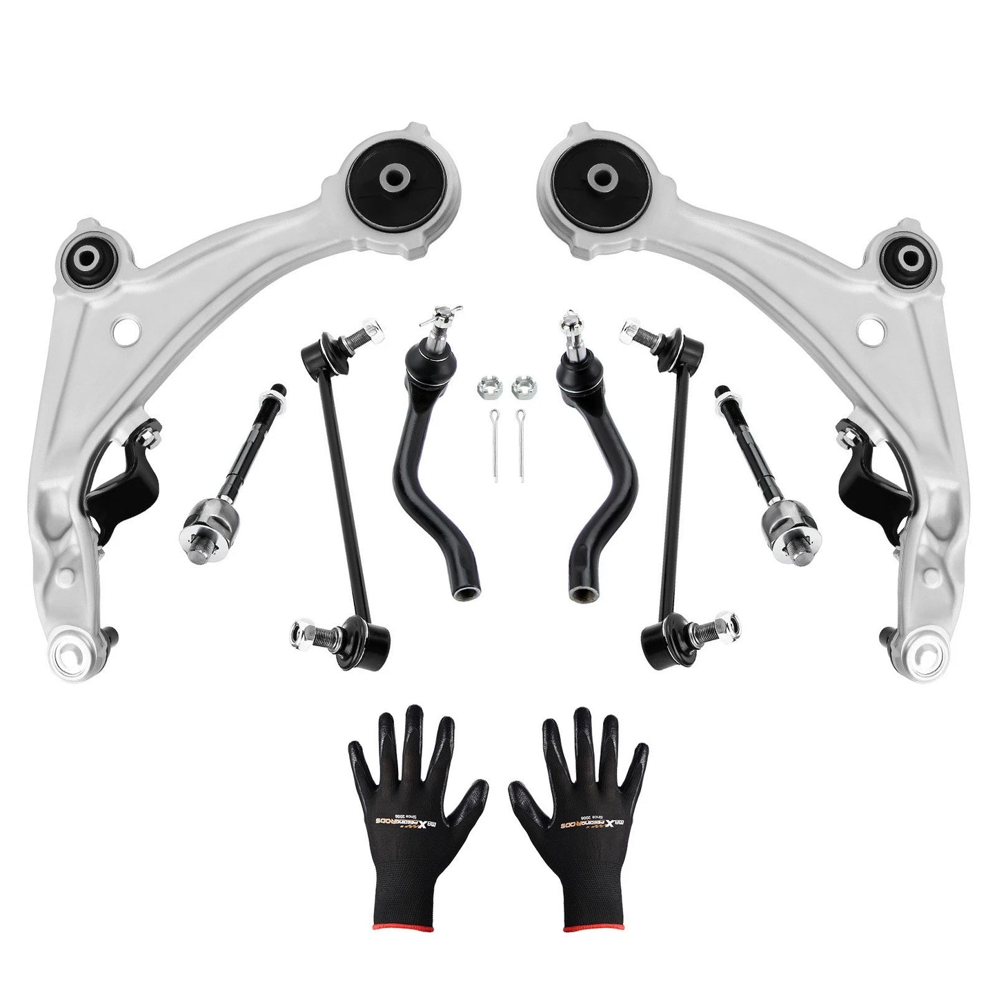 Front Suspension Control Arms and Sway Bar Links for Nissan Altima (2007–2013)