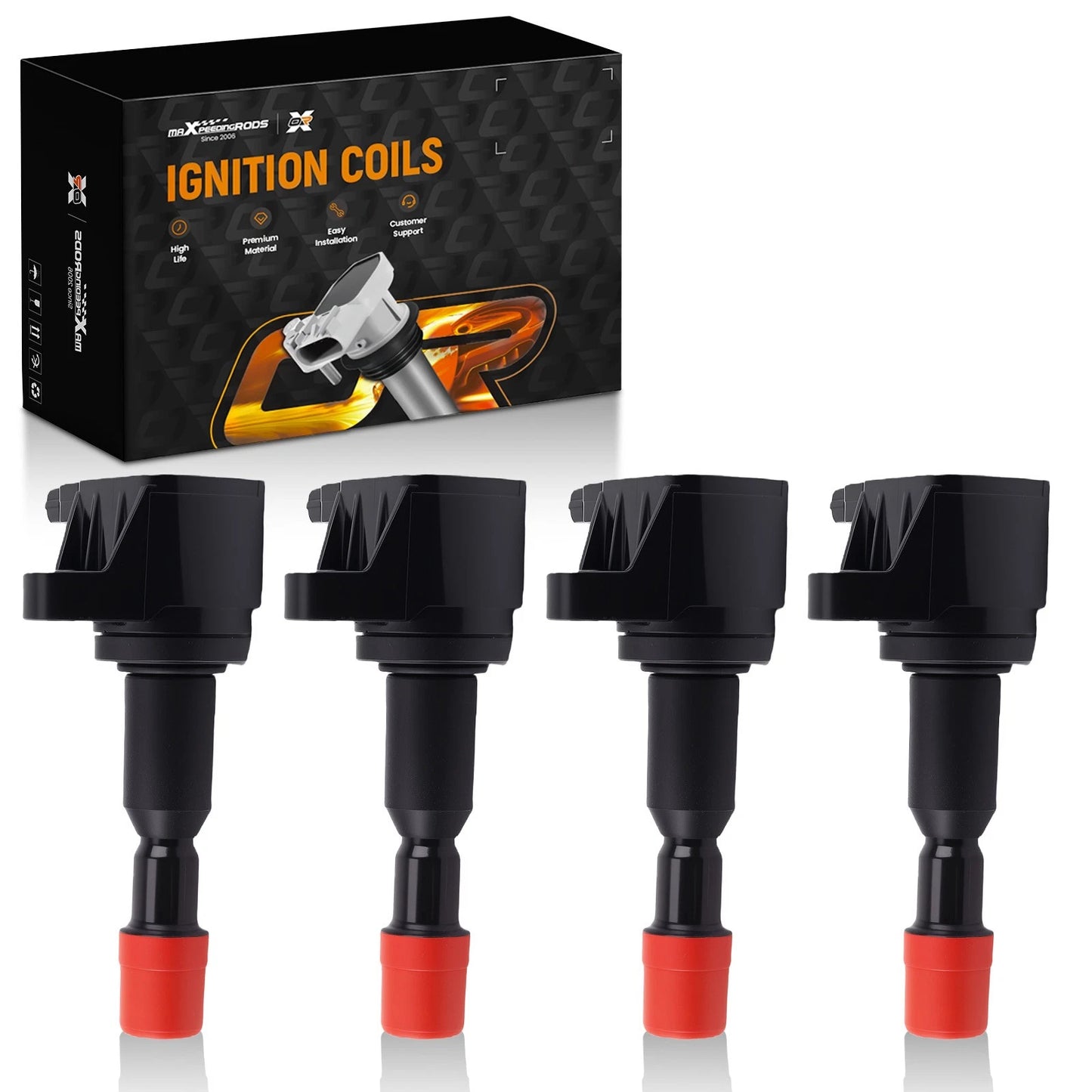 4PCS Ignition Coil Pack for Honda Civic Hybrid 1.5L (2006–2008)