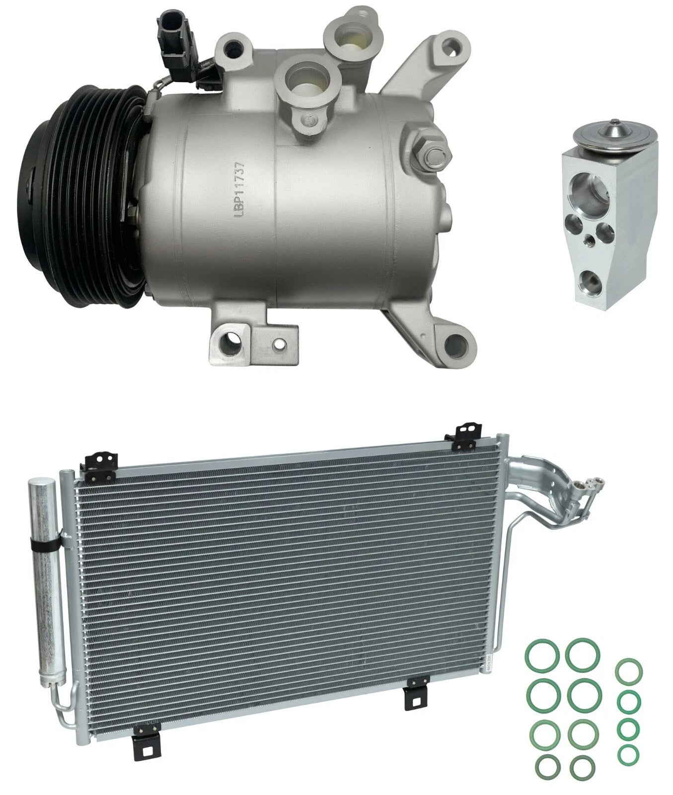 AC Compressor Kit With Condenser for Mazda 6 2.5L (2020–2024)