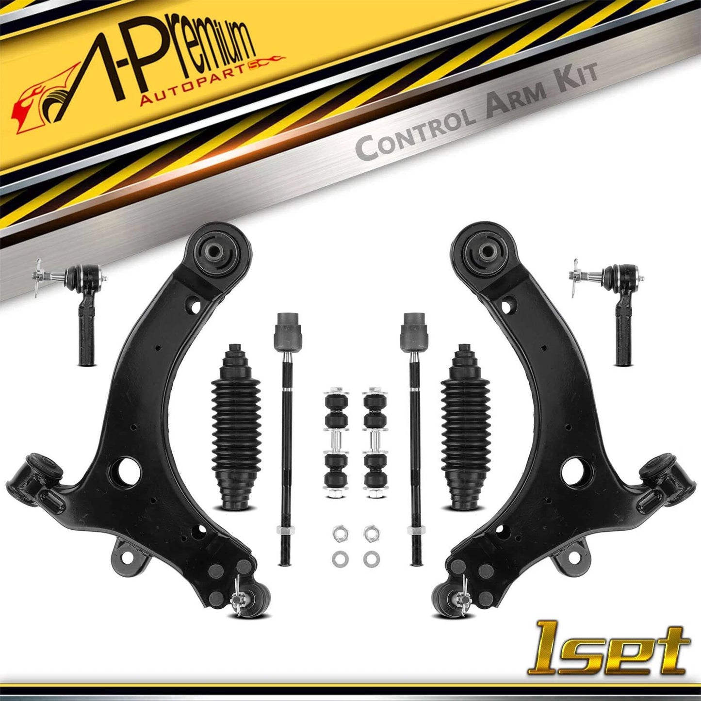10x Front Control Arm Sway Bar Link Tie Rod End for Chevy Impala (2006–2013)