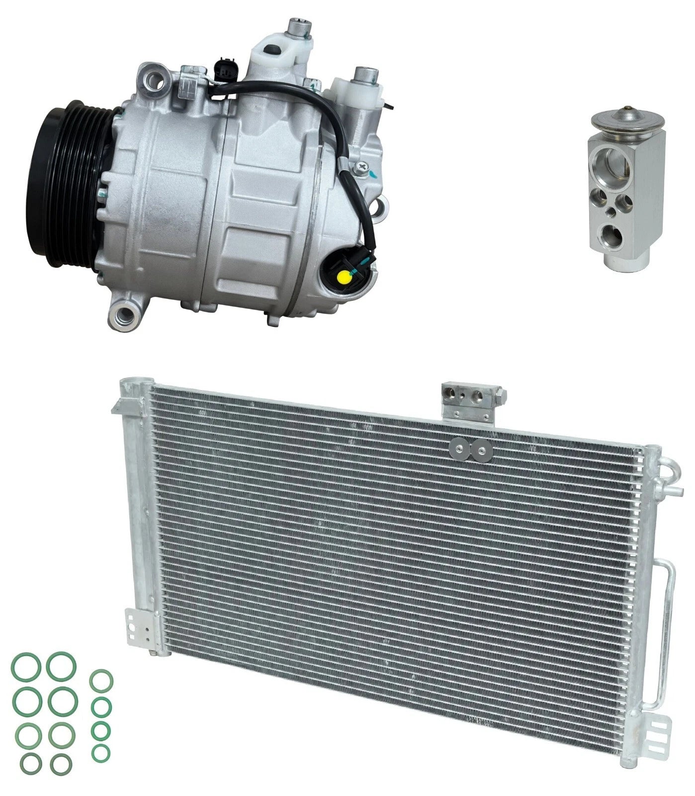 AC Compressor Kit with Condenser for Mercedes CLK500 5.0L (2004–2004)