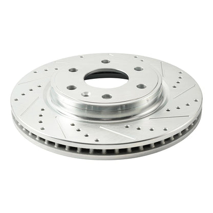 Front Drilled & Slotted Brake Rotors for GMC Acadia (2007–2016)