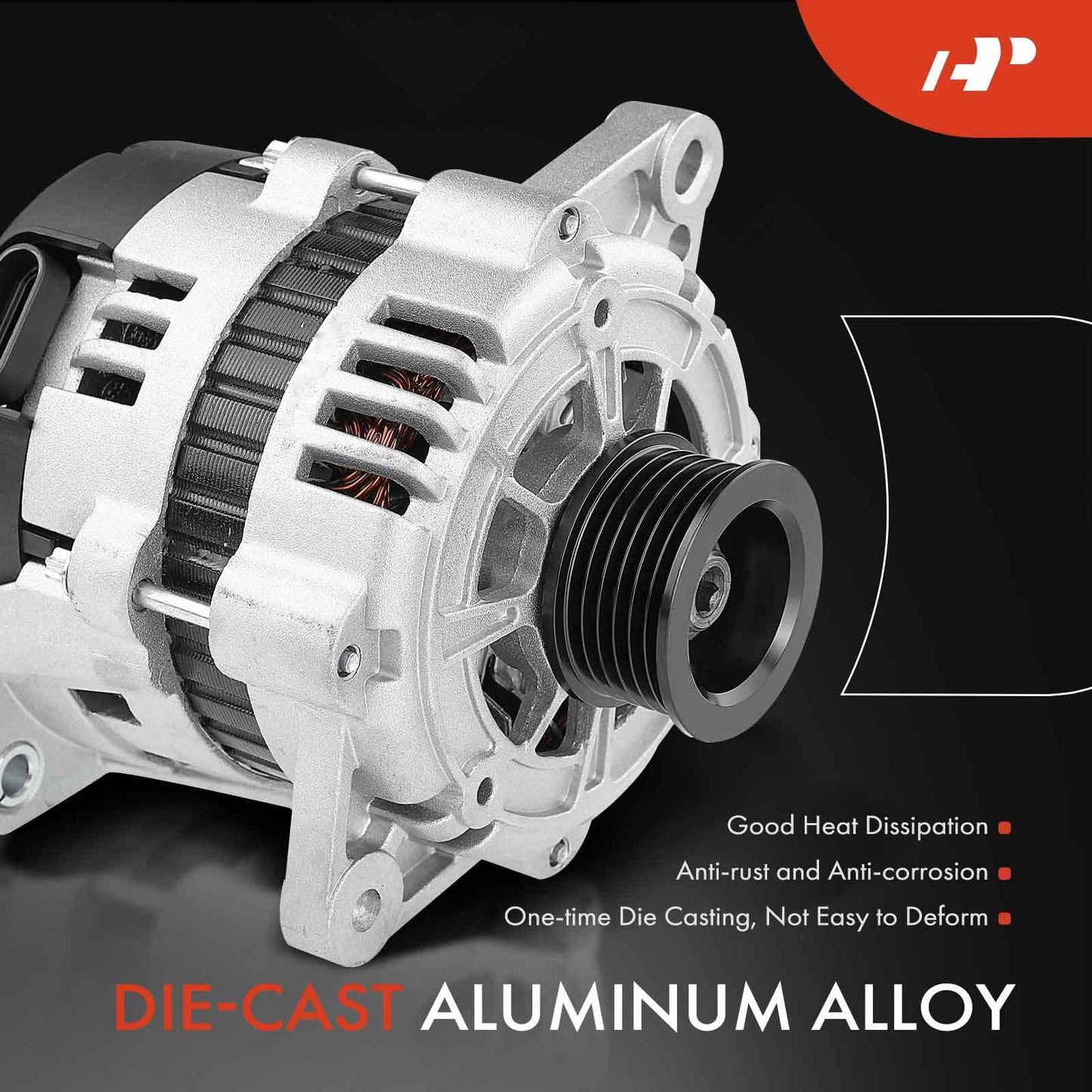 Alternator for Chevrolet Aveo/Aveo5 & Pontiac Wave (2004–2008)