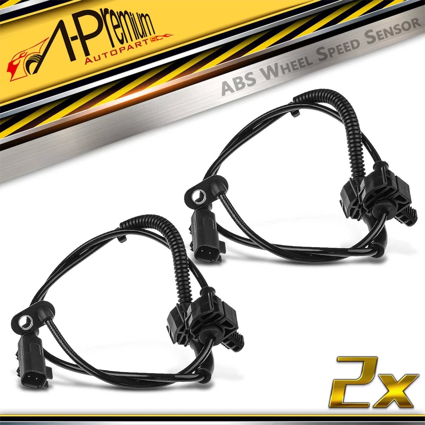 2X Rear ABS Wheel Speed Sensors for Chevrolet Silverado 1500 (2007–2013)