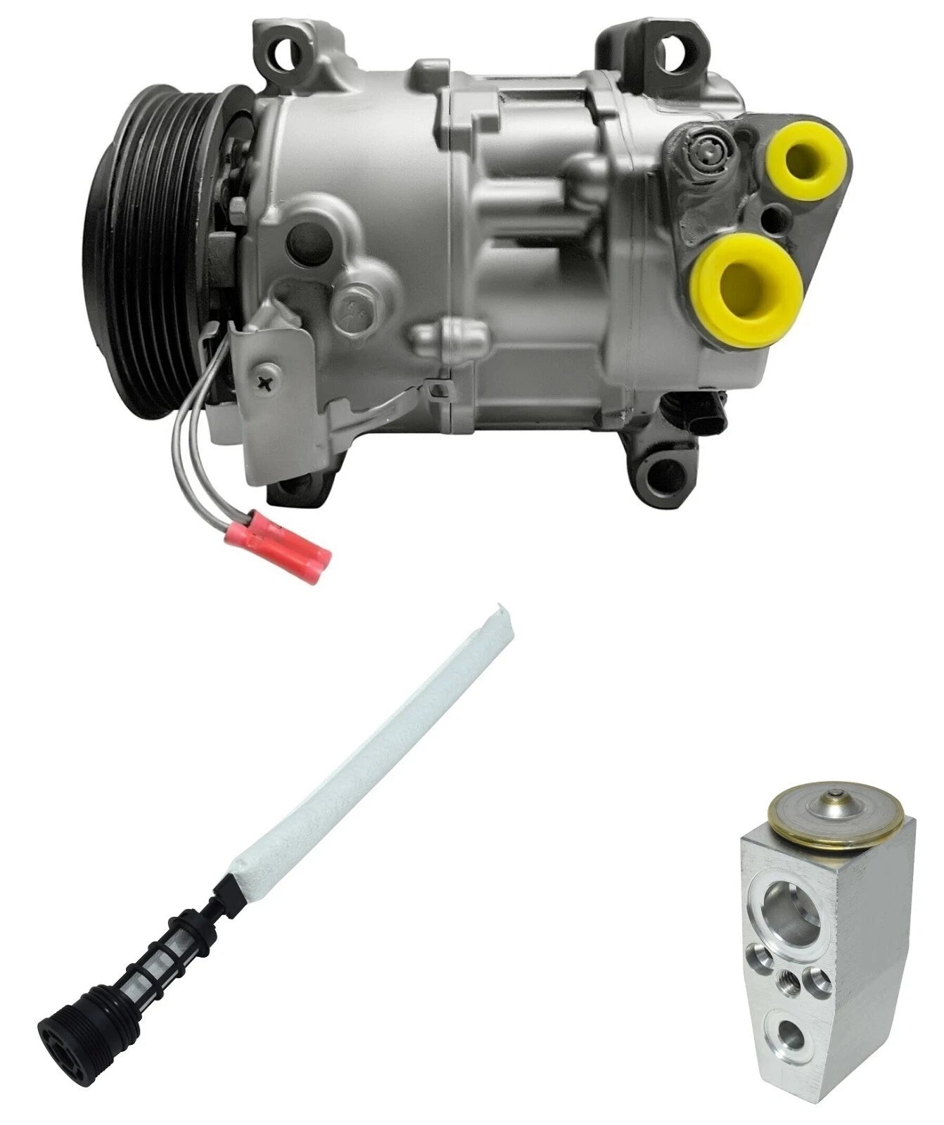 AC Compressor Kit Replacement for GMC Sierra 3500 HD 6.6L (2015–2015)