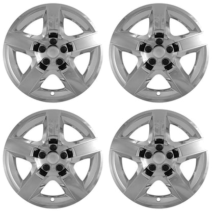 4 CHROME 17" Lug Cover Hub Caps Full Rim Wheel Covers for MALIBU G6 AURA 2007-12