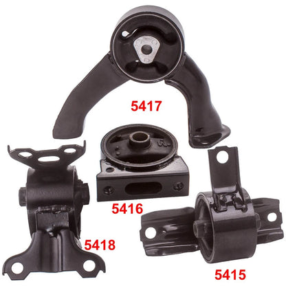 4pcs Engine & Transmission Mount for Jeep Patriot (2007–2016)