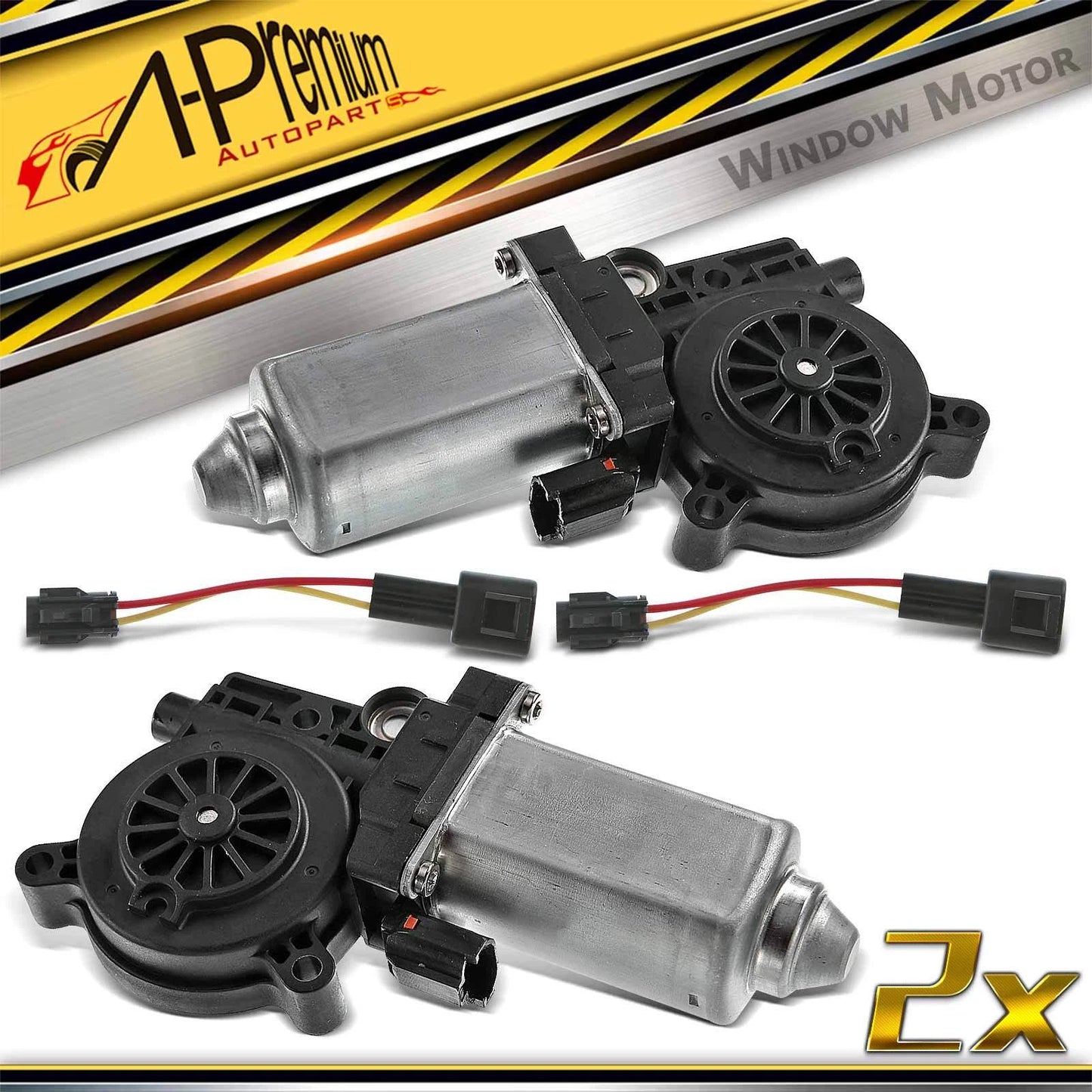 2X Window Motor for Buick LeSabre Pontiac Bonneville (1999–2005)