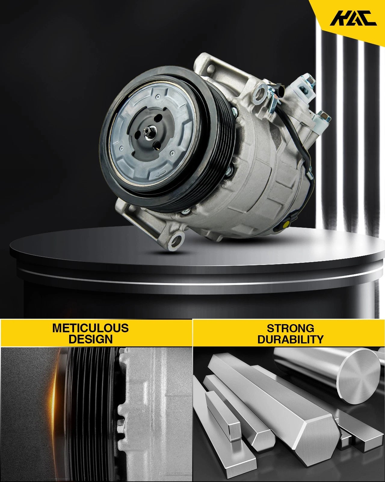 AC Compressor for Dodge Dart (2013–2016) 2.0L/2.4L