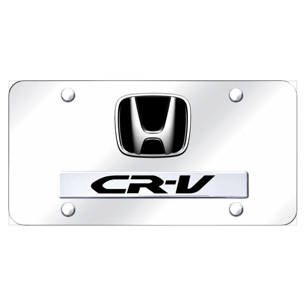 Dual Chrome on Chrome License Plate - Officially Licensed for Honda CR-V