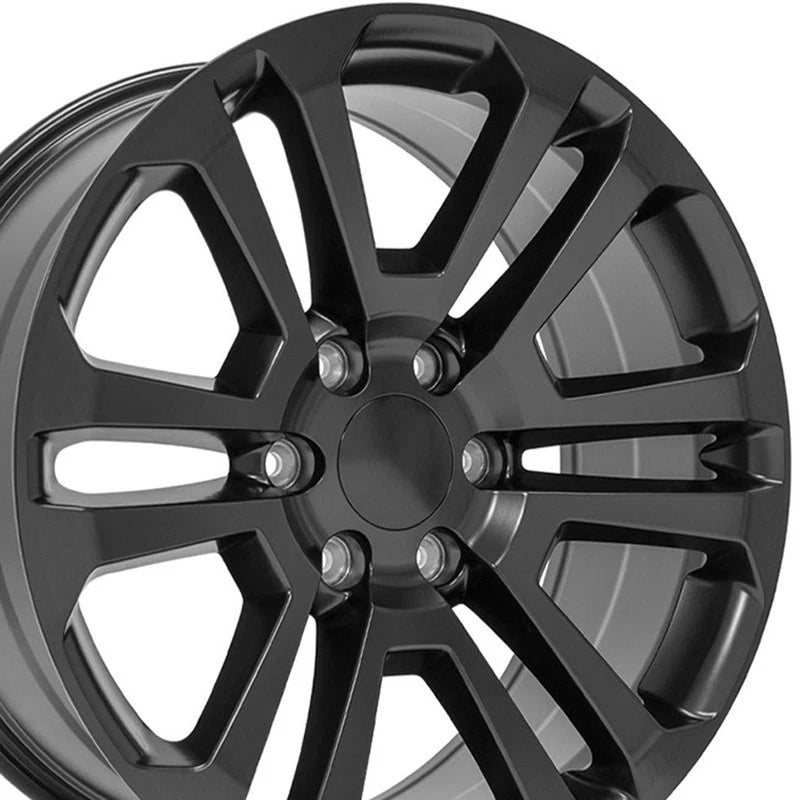 20" Satin Black Wheel for 2003-2014 Chevy Express 1500 - RVO0839