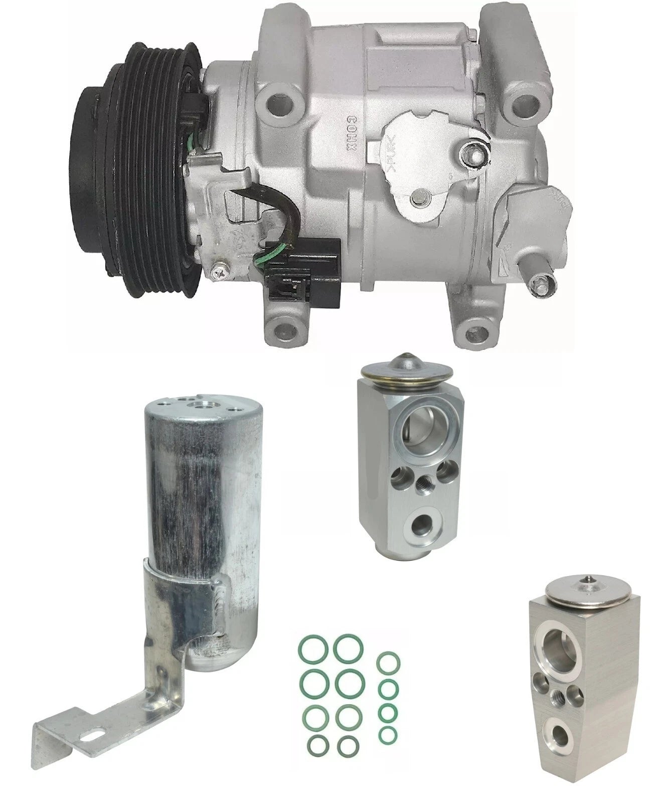 AC Compressor Kit for Ram C V 3.6L V6 (2014–2018) With Rear AC