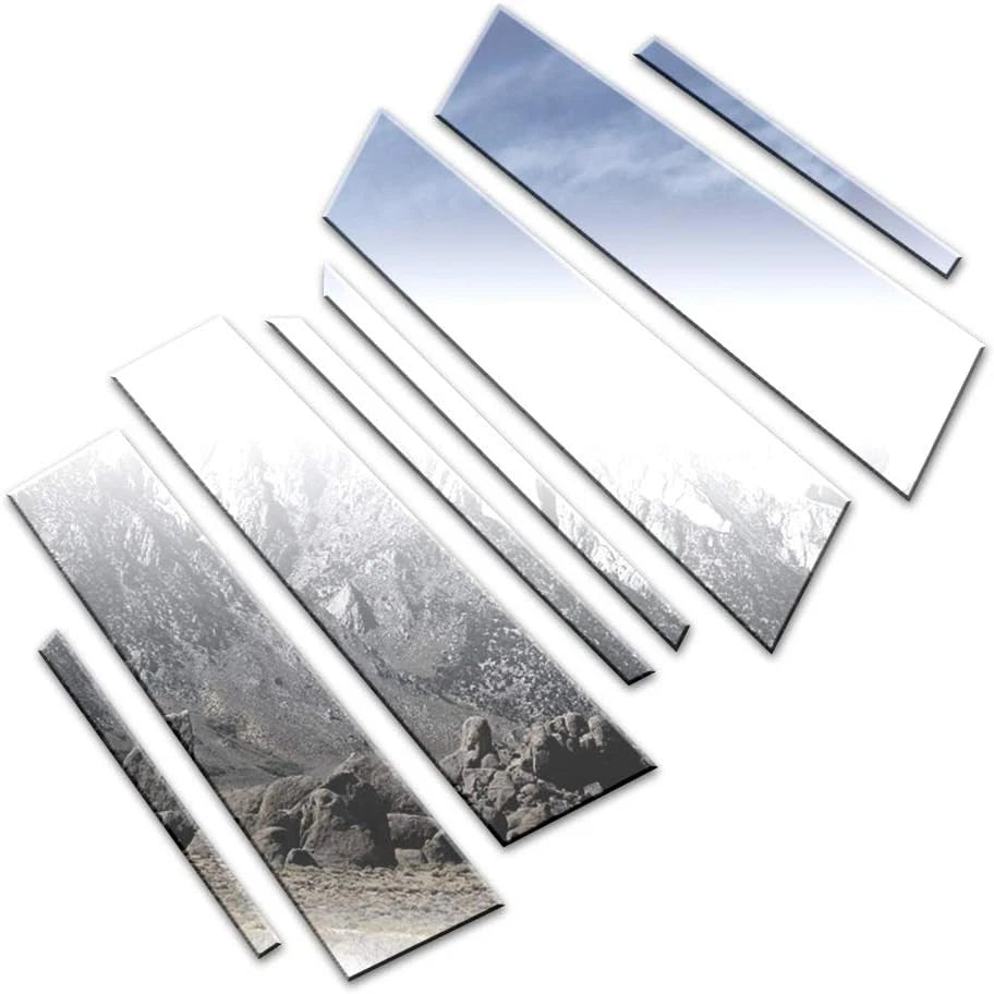 8pc Chrome Pillar Post Trim Replacement for 2011–2015 Chevy Volt