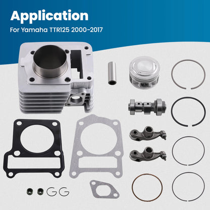 Big Bore Cylinder Piston Gaskets Kit for Yamaha TTR125 (2001–2009)