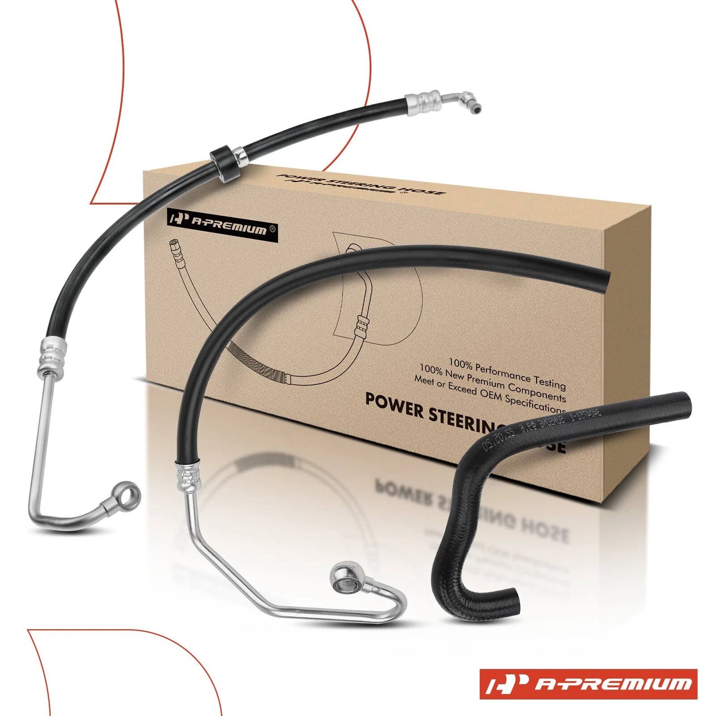 3X Power Steering Pressure & Return Line Hose for Mercedes Benz E320 (1995–2002)