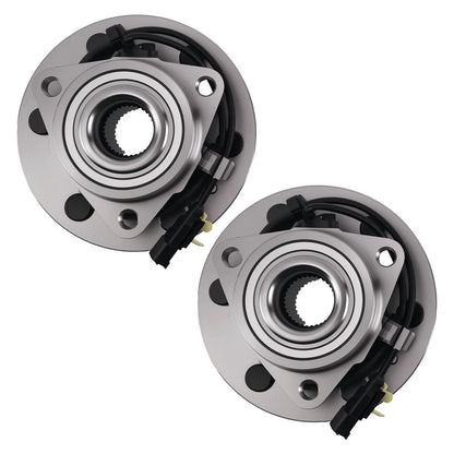 Front Wheel Bearing Hub Pair for Chevrolet Silverado 1500 (2014–2018)