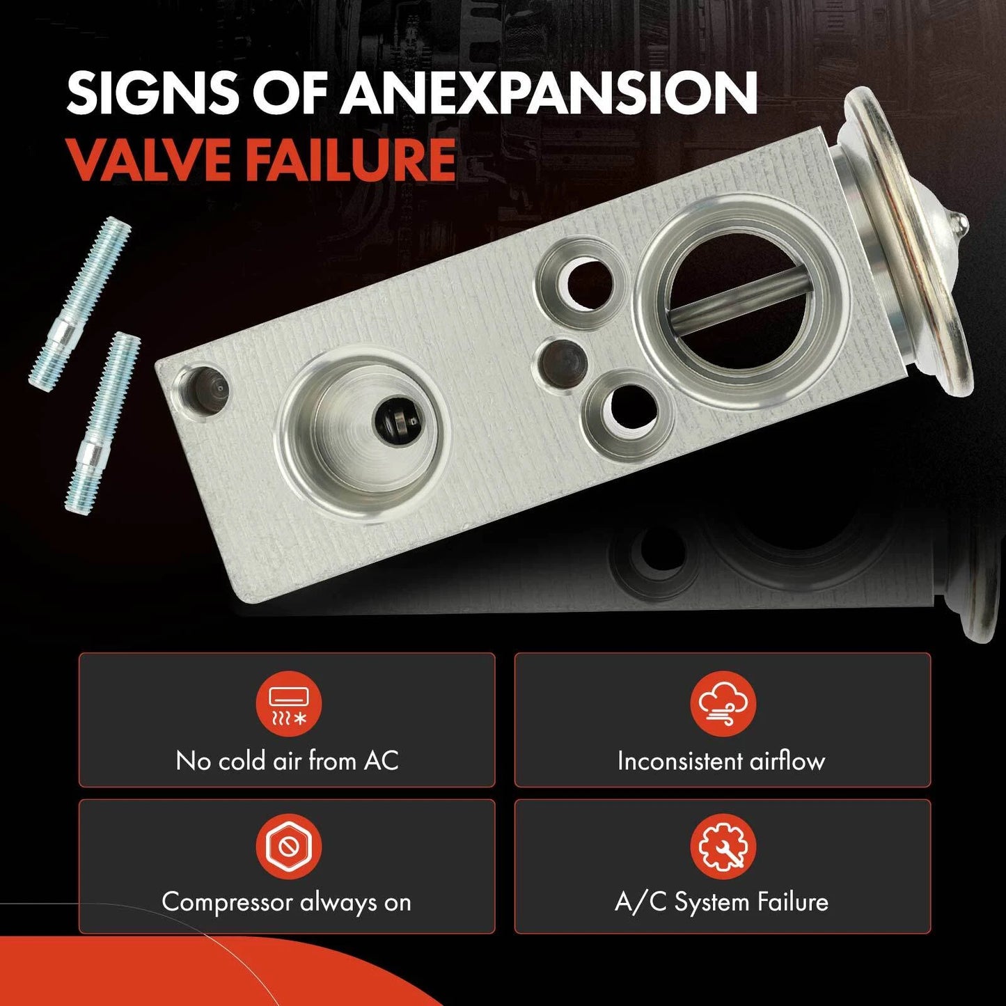 A/C Expansion Valve for Mercedes-Benz SLK300 SLK250 SLK350 (2012–2016)