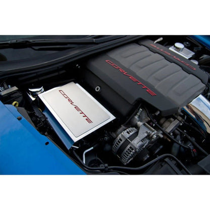 Fuse Box Cover Black Carbon Fiber Inlay for Chevrolet Corvette Z06 (2014–2019)