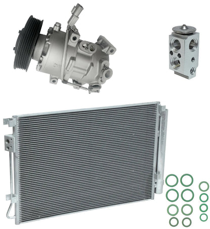 AC Compressor Kit With Condenser for Hyundai Accent 1.6L (2017–2017)