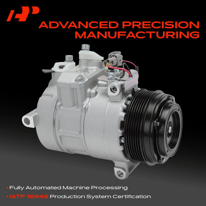 A/C Compressor with Clutch for Mercedes-Benz E-Class & GLK-Class (2010–2016)