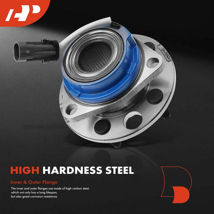 2X Front Wheel Hub & Bearing Assembly with ABS Sensor for Buick LeSabre (2000–2005)