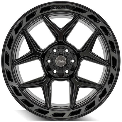 22 Inch Gloss Black Wheel with Brushed Face for Toyota Sequoia (2001–2007)