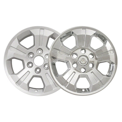 Chrome Wheel Skins 4pc Set for 2014–2018 Chevy Suburban 18 inch