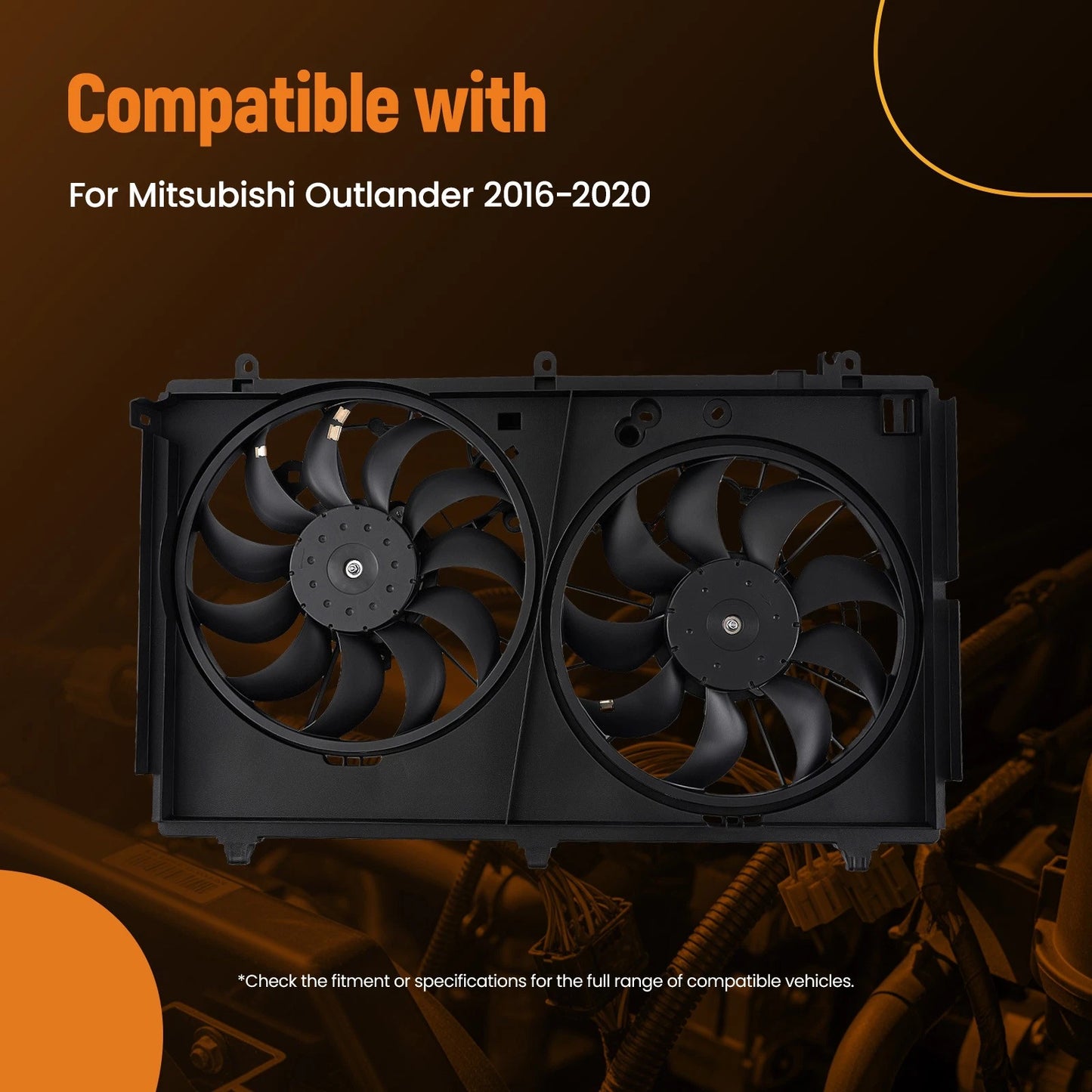 Dual Fan Assembly for Mitsubishi Outlander (2016–2020)