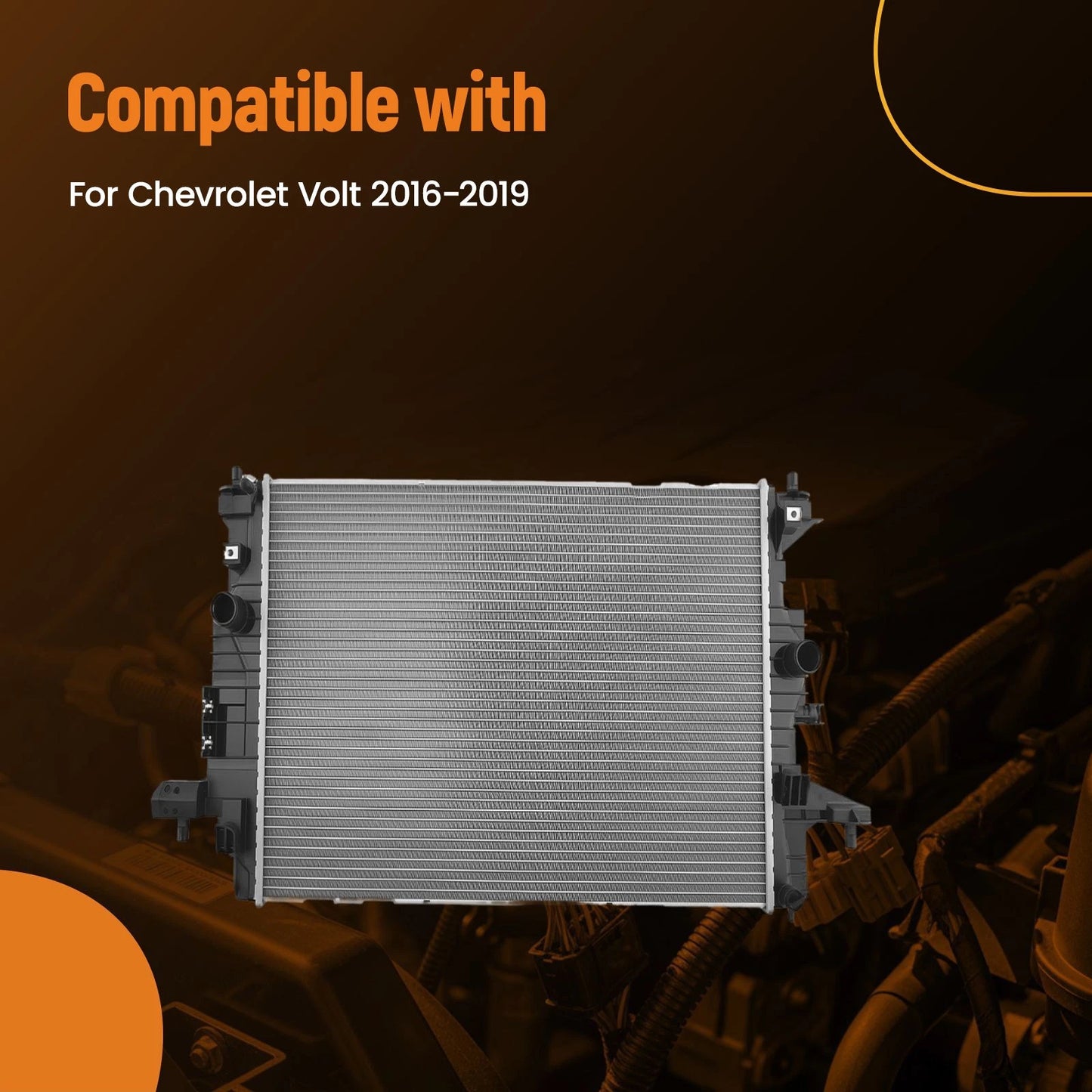 Aluminum Engine Radiator for Chevrolet Volt (2016–2019)