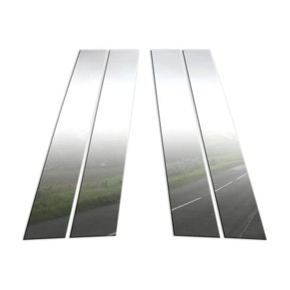 4Pc Chrome Pillar Post Covers for Ford Fusion MKZ Zephyr (2006–2009)