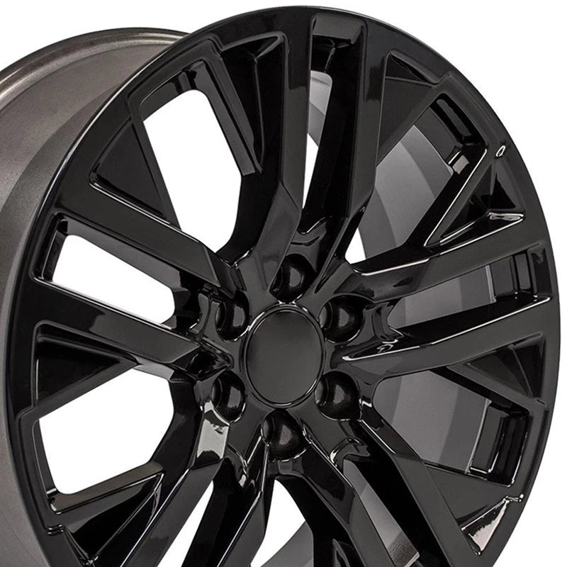 22" Gloss Black Wheel for 2003-2014 GMC Savana 1500 - RVO1649
