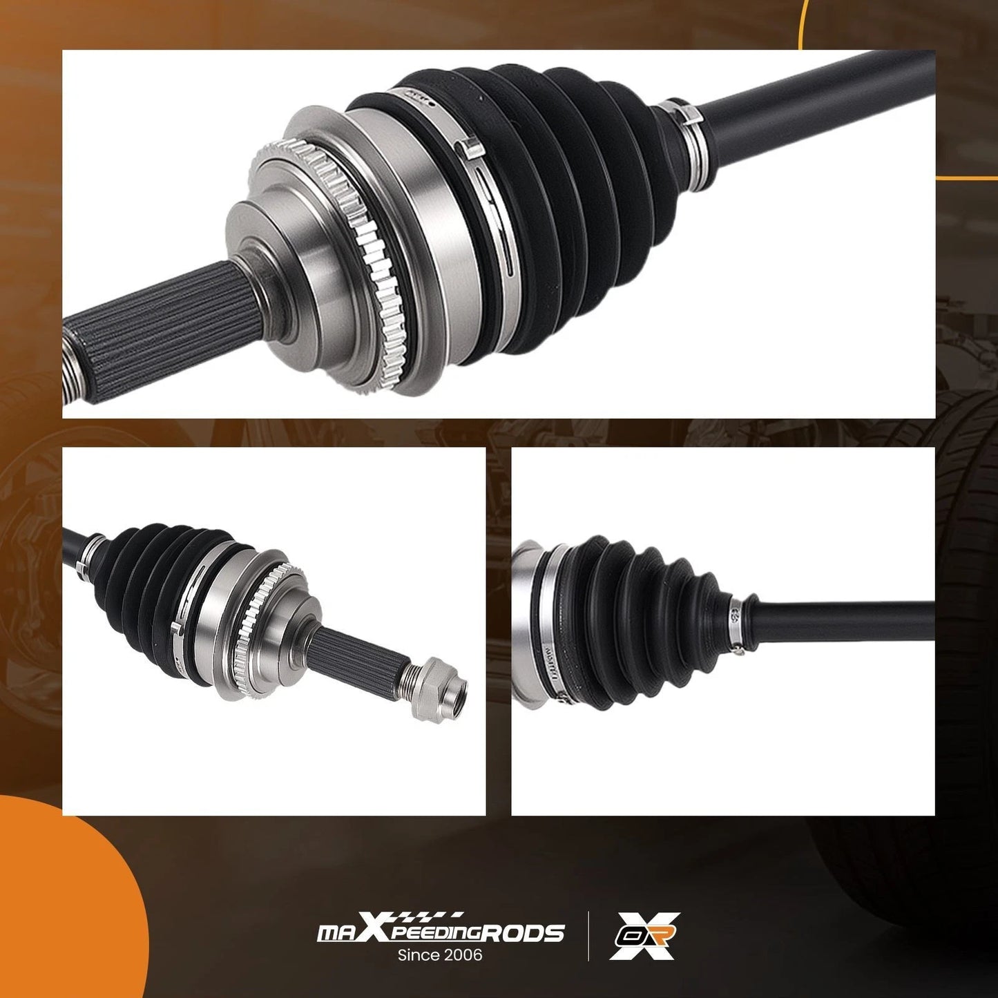 Front CV Axle Shaft Set for Subaru Forester Impreza (2003–2008)