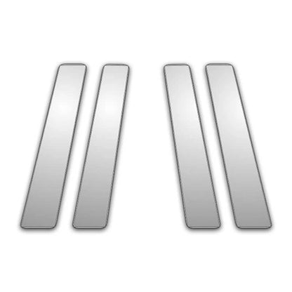 4Pc Chrome Pillar Post Covers for 2011-2019 Jaguar Xj - P3903