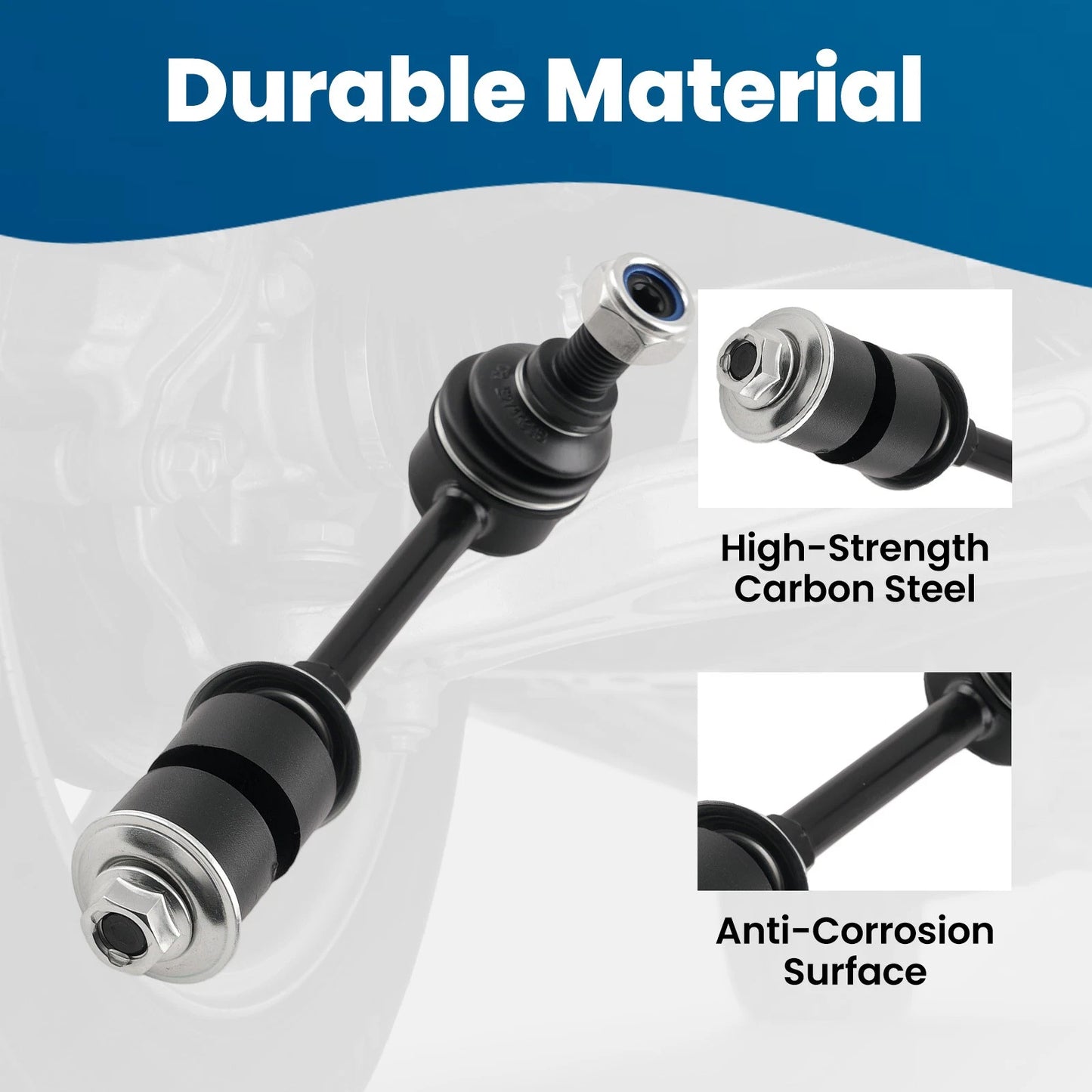 Front and Rear Sway Bar End Links for Toyota 4Runner (1996–2002)
