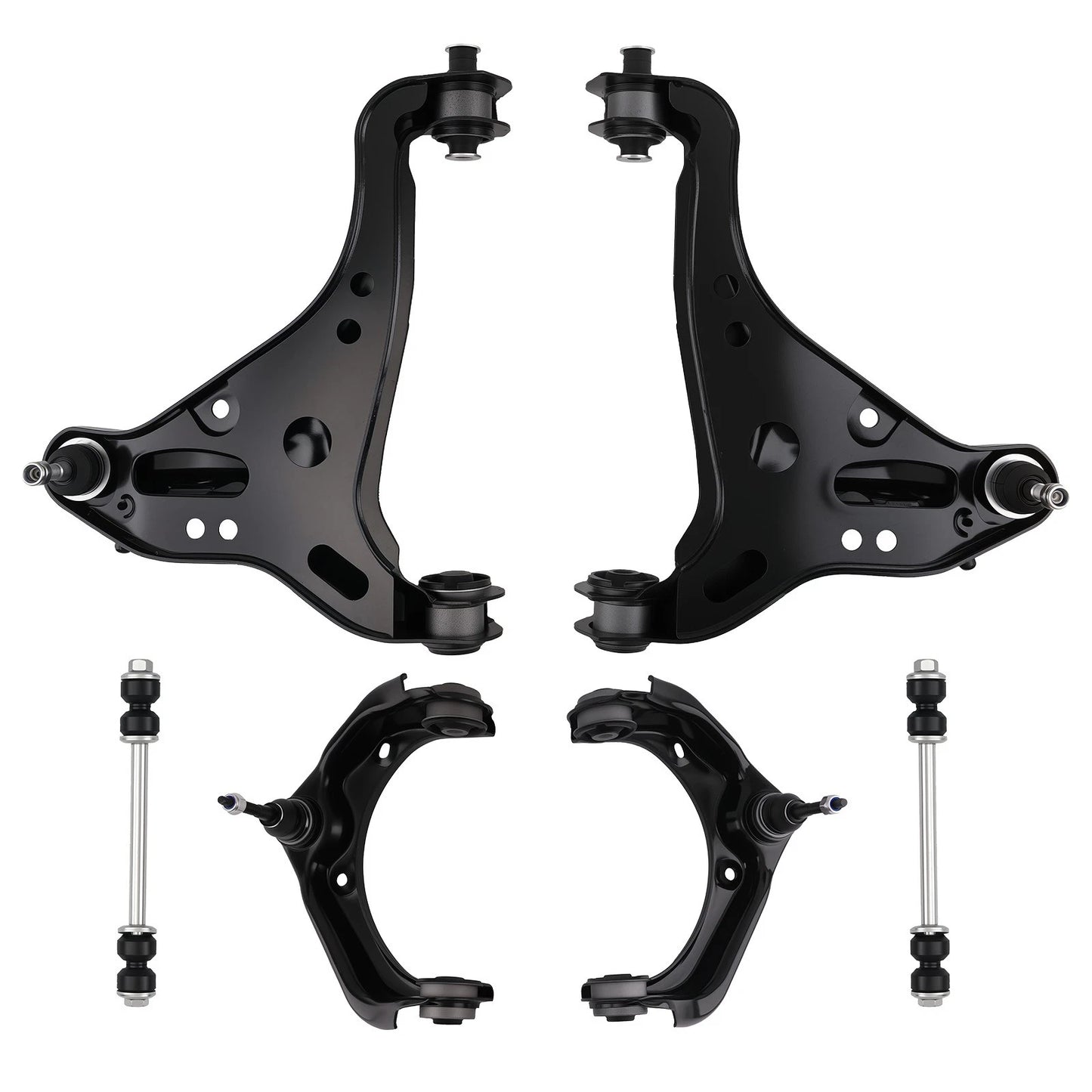 Front Upper Lower Control Arms & Sway Bar for Ford Explorer Mountaineer (2006–2010)